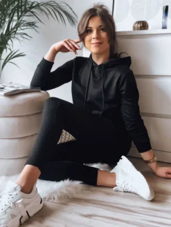 Komplety Dresowe Damskie>Dstreet Komplet damski dresowy MIGEL czarny AY0811