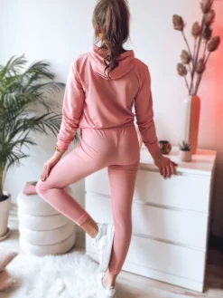 Komplety Dresowe Damskie>Dstreet Komplet damski dresowy MIGEL różowy AY0808