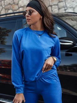 Komplety Dresowe Damskie>Dstreet Komplet damski dresowy MILIAN chabrowy AY1100