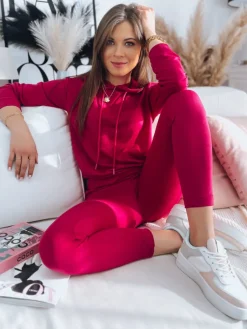 Komplety Dresowe Damskie>Dstreet Komplet damski dresowy MIGEL fuksja AY0810