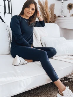 Komplety Dresowe Damskie>Dstreet Komplet damski dresowy MILIAN granatowy AY0825