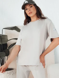 Komplety Dresowe Damskie>Dstreet Komplet damski dresowy RIZNA szary AY1033