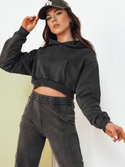 Komplety Dresowe Damskie>Dstreet Komplet damski dresowy RINZAL szary AY1014