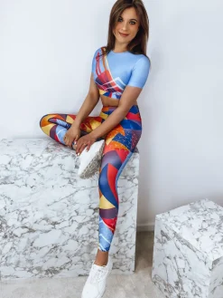 Komplety Damskie|Komplety Dresowe Damskie>Dstreet Komplet damski sportowy GEOMIS multikolor AY0655