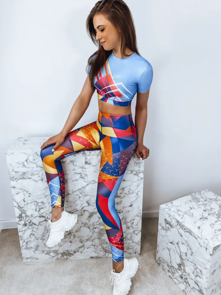 Komplety Damskie|Komplety Dresowe Damskie>Dstreet Komplet damski sportowy GEOMIS multikolor AY0655