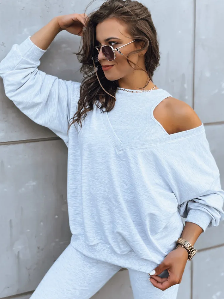 Komplety Damskie>Dstreet Komplet damski 3w1 ASTRAL ATTIRE jasnoszary AY0895