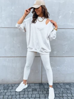 Komplety Damskie>Dstreet Komplet damski 3w1 ASTRAL ATTIRE jasnobeżowy AY0894