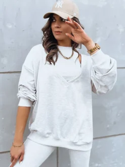 Komplety Damskie>Dstreet Komplet damski 3w1 ASTRAL ATTIRE jasnobeżowy AY0894