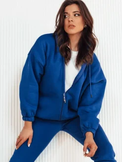 Komplety Dresowe Damskie>Dstreet Komplet dresowy damski AMILIA PREMIUM niebieski AY0773