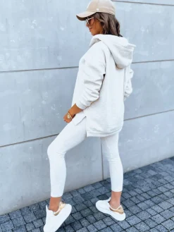 Komplety Dresowe Damskie>Dstreet Komplet dresowy damski MAY DAY jasnobeżowy AY0912