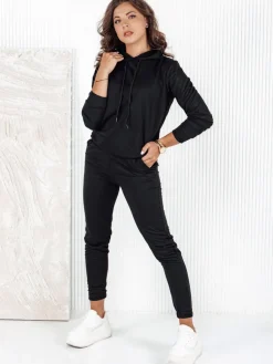 Komplety Dresowe Damskie>Dstreet Komplet dresowy damski MIGEL czarny AY1082