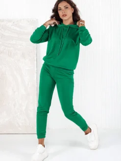 Komplety Dresowe Damskie>Dstreet Komplet dresowy damski MIGEL zielony AY1085