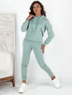 Komplety Dresowe Damskie>Dstreet Komplet dresowy damski MIGEL miętowy AY1092