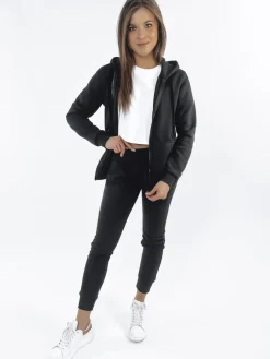 Komplety Dresowe Damskie>Dstreet Komplet dresowy DRESLILLY II damski czarny AY0330