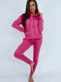 Komplety Dresowe Damskie>Dstreet Komplet dresowy DRESSLILY damski różowy AY0138