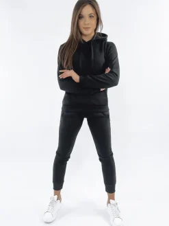 Komplety Dresowe Damskie>Dstreet Komplet dresowy DRESSLILY damski czarny AY0129