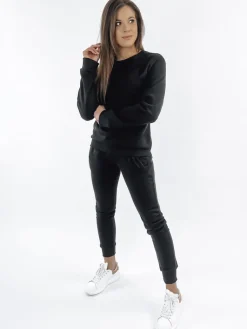 Komplety Dresowe Damskie>Dstreet Komplet dresowy FITT damski czarny AY0125