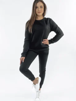 Komplety Dresowe Damskie>Dstreet Komplet dresowy FITT damski czarny AY0125