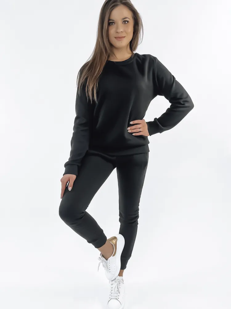 Komplety Dresowe Damskie>Dstreet Komplet dresowy FITT damski czarny AY0125