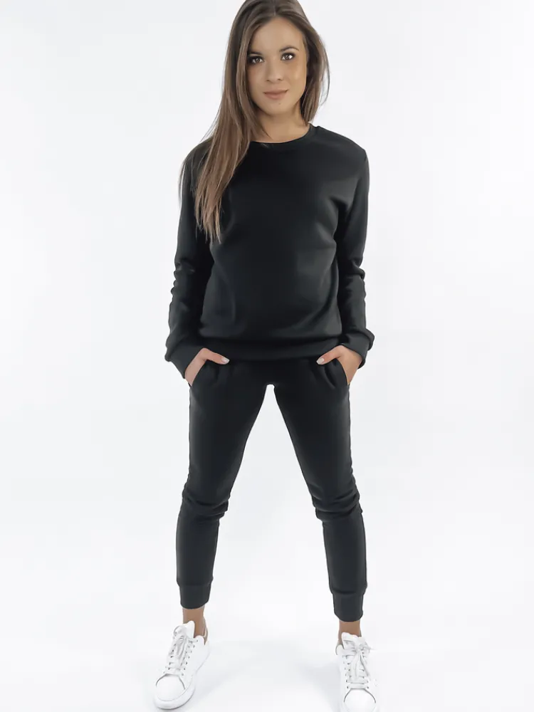 Komplety Dresowe Damskie>Dstreet Komplet dresowy FITT damski czarny AY0125