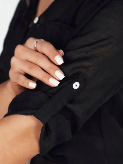 Koszule Damskie>Dstreet Koszula damska LUNA czarna RY2325