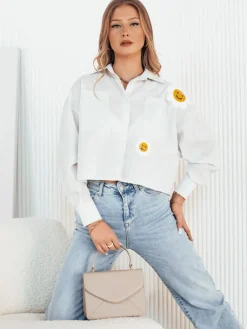 Koszule Damskie>Dstreet Koszula damska MISUN szara DY0409