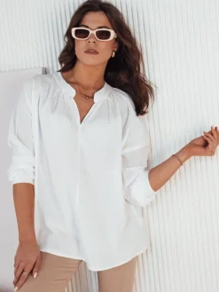Koszule Damskie>Dstreet Koszula damska NEBREDA biała DY0389