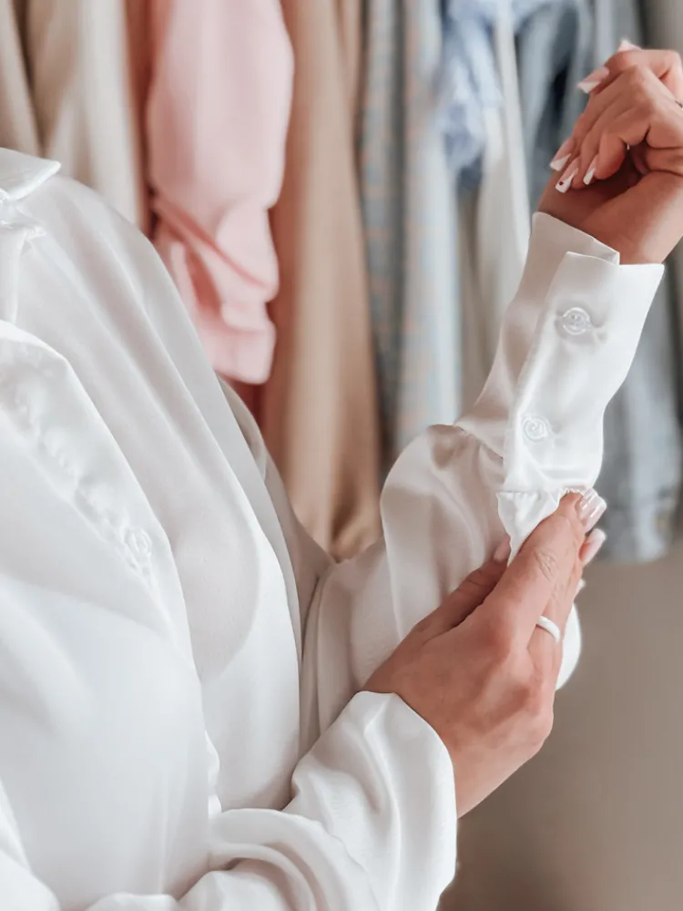 Koszule Damskie>Dstreet Koszula damska one size oversize SATINIA biała DY0449