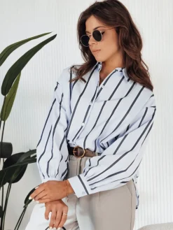 Koszule Damskie|Wyjątkowe Okazje>Dstreet Koszula damska TENESI błękitna DY0378