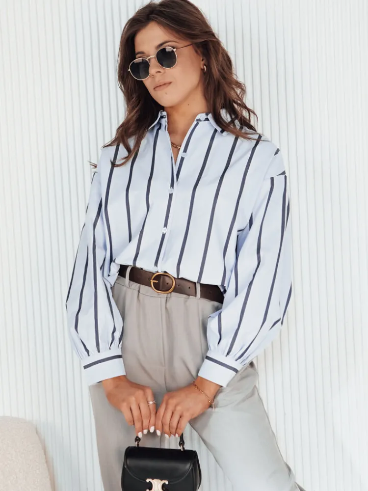 Koszule Damskie|Wyjątkowe Okazje>Dstreet Koszula damska TENESI błękitna DY0378