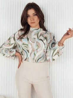 Wyjątkowe Okazje|Koszule Damskie>Dstreet Koszula damska TORNI zielona DY0396