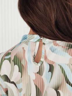 Wyjątkowe Okazje|Koszule Damskie>Dstreet Koszula damska TORNI zielona DY0396