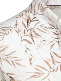 Koszule Męskie|Wyjątkowe Okazje>Dstreet Koszula męska w liście biała DX2639