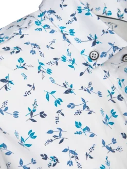 Wyjątkowe Okazje|Koszule Męskie>Dstreet Koszula męska z krótkim rękawem biała KX1039