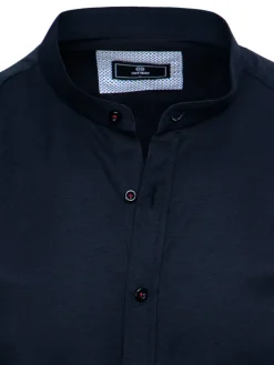 Wyjątkowe Okazje|Koszule Męskie>Dstreet Koszula męska z krótkim rękawem granatowa KX0996