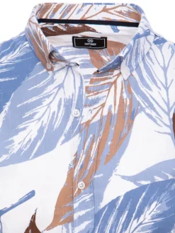 Wyjątkowe Okazje|Koszule Męskie>Dstreet Koszula męska z krótkim rękawem biała KX1033