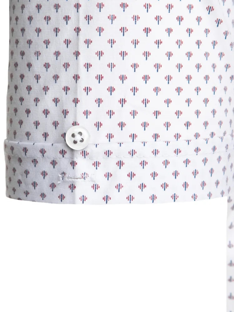 Koszule Męskie|Wyjątkowe Okazje>Dstreet Koszula męska z krótkim rękawem biała KX1077