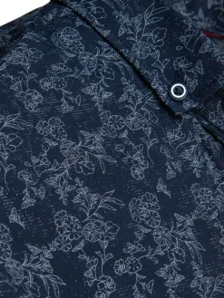 Wyjątkowe Okazje|Koszule Męskie>Dstreet Koszula męska z krótkim rękawem granatowa KX1058