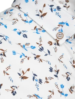 Wyjątkowe Okazje|Koszule Męskie>Dstreet Koszula męska z krótkim rękawem biała KX1040