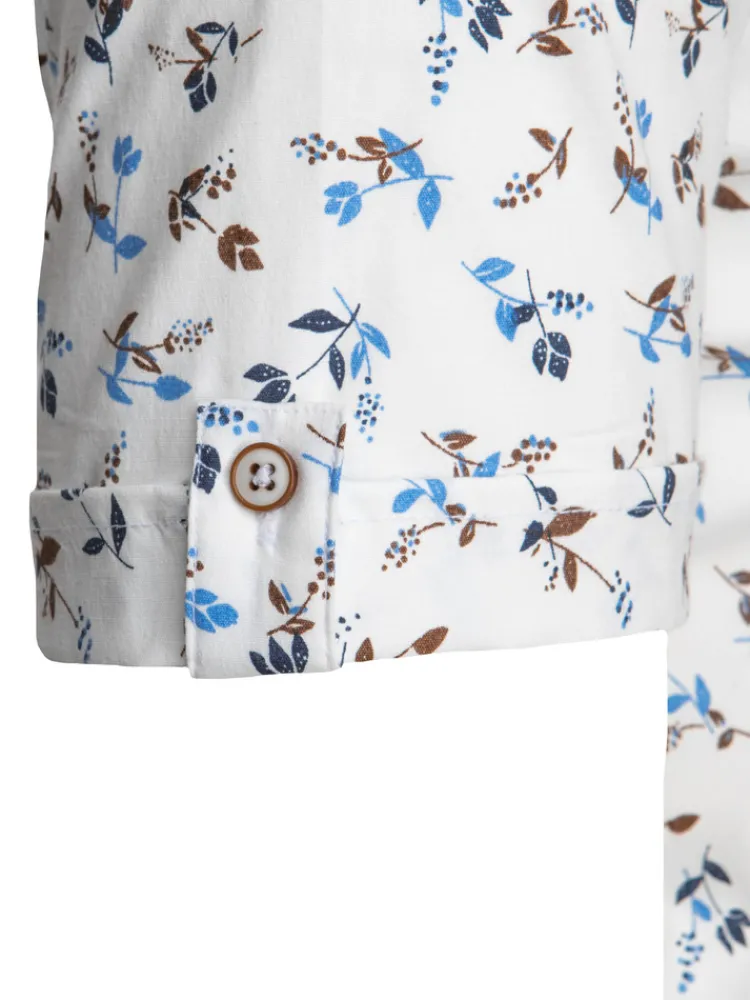 Wyjątkowe Okazje|Koszule Męskie>Dstreet Koszula męska z krótkim rękawem biała KX1040