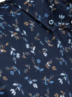 Wyjątkowe Okazje|Koszule Męskie>Dstreet Koszula męska z krótkim rękawem granatowa KX1042