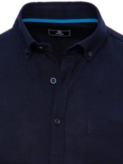 Wyjątkowe Okazje|Koszule Męskie>Dstreet Koszula męska z krótkim rękawem granatowa KX0983