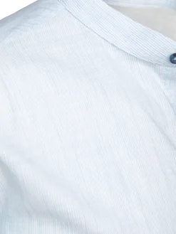 Wyjątkowe Okazje|Koszule Męskie>Dstreet Koszula męska ze stójką z długim rękawem błękitna DX2661