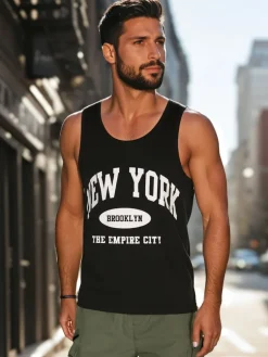 Koszulki Męskie>Dstreet Koszulka męska bez rękawów czarna RX5649