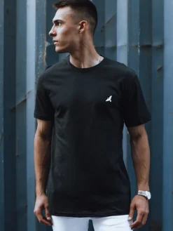 Koszulki Męskie>Dstreet Koszulka męska czarna RX5575