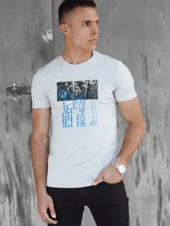 Koszulki Męskie>Dstreet Koszulka męska szara RX5560