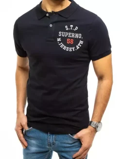 Koszulki Męskie>Dstreet Koszulka polo męska granatowa PX0418