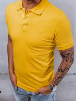 Koszulki Męskie>Dstreet Koszulka polo żółta PX0543