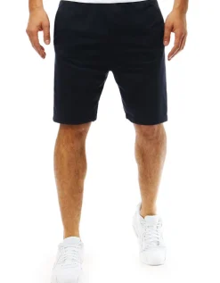 Spodenki Męskie>Dstreet Krótkie spodenki dresowe męskie granatowe SX2388