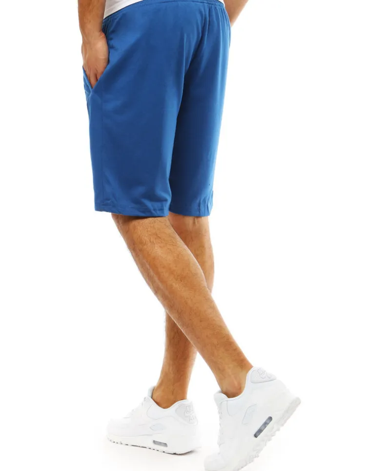 Spodenki Męskie>Dstreet Krótkie spodenki dresowe męskie niebieskie SX2391